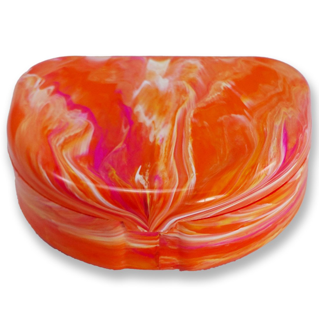 Quist (Tm) Orthodontic Retainer Case (Orange)