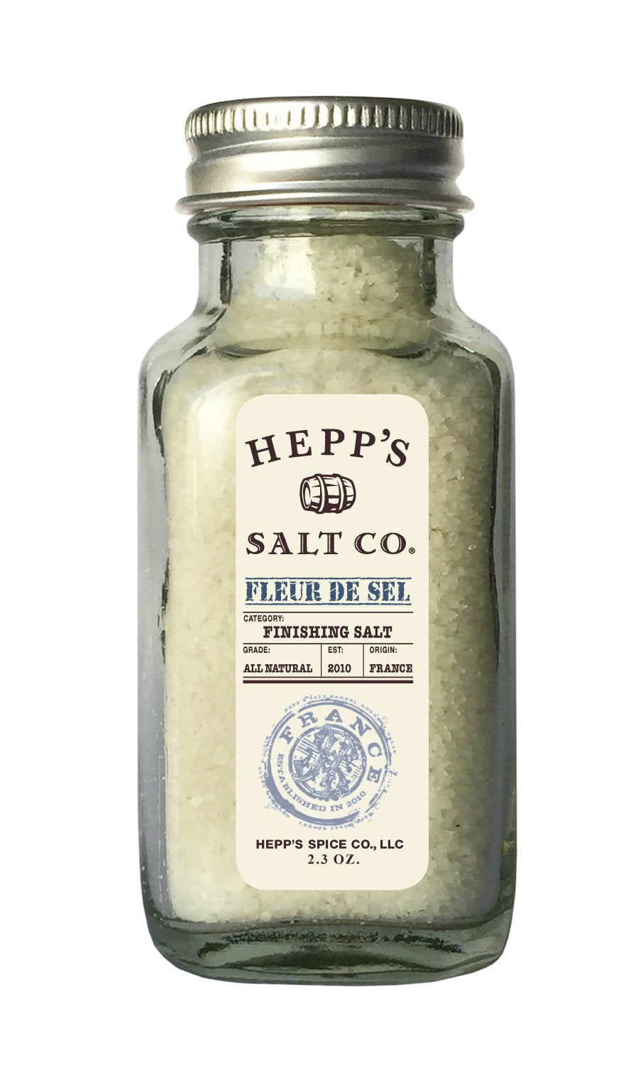Hepps Salt Co., Fleur De Sel Sea Salt 2oz.