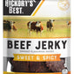 Hickory's Best Sweet & Spicy Beef Jerky 3 oz (Pack of 1) | Soft & Tender | USA Made | High Protein | Low Fat | Zero Trans Fat | 