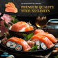 Oceanzen:Premium Quality, Atlantic Salmon - 10 Packs Of (2 X 6 Oz Fresh Skinless Fillets) Shipped Frozen,Sashimi Grade - Sustain