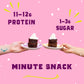 Sweet Logic Keto Dessert Mug Cake Mix - Variety Pack (Triple Chocolate, Carrot Cake, Lemon Poppyseed, Orange Almond) - Low Carb - 1.6 Oz (4 Pack)