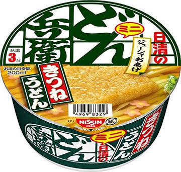 Donbei Mini 1.5oz 6pcs Set Japanese Wheat Noodles In A Hot Soup Topped With Deep Fried Tofu 6pcs Instant Noodle Ninjapo