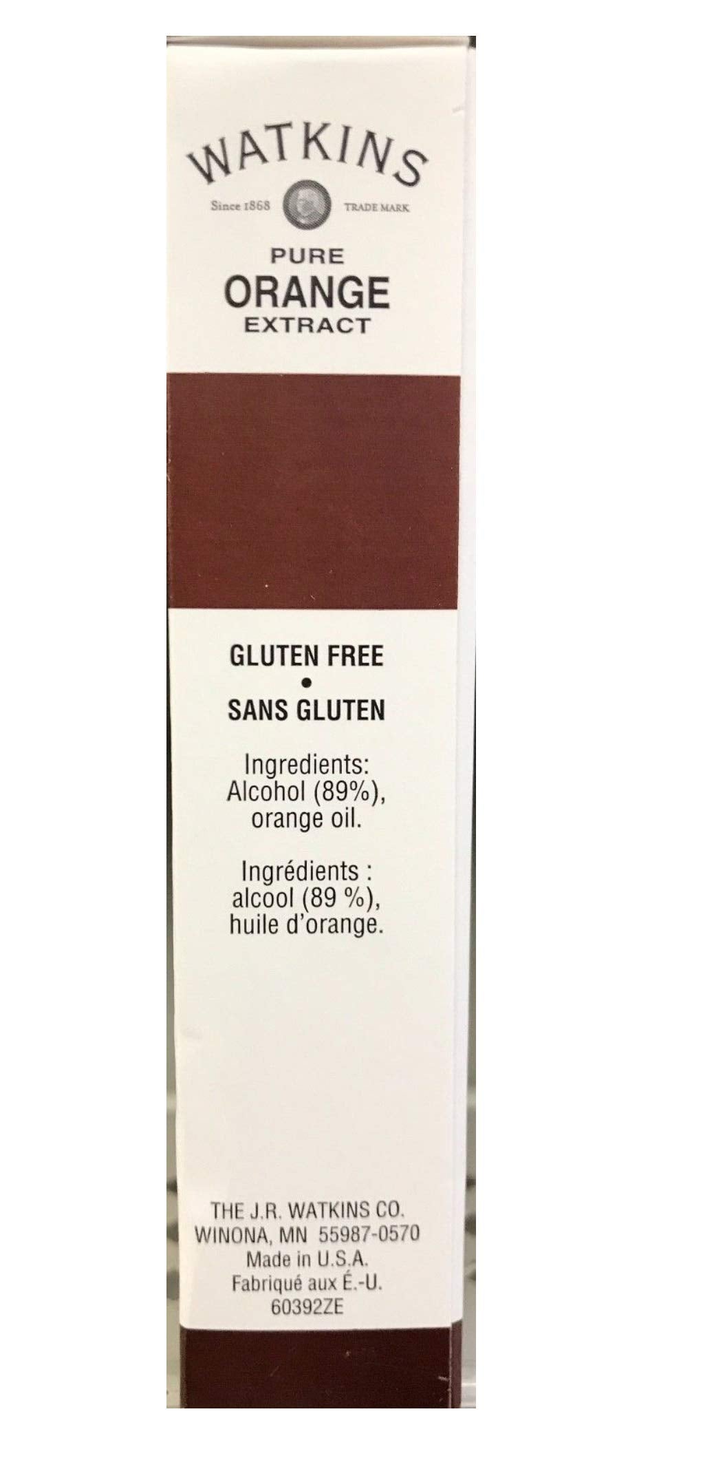 Watkins Pure Orange Extract 2 Ounces