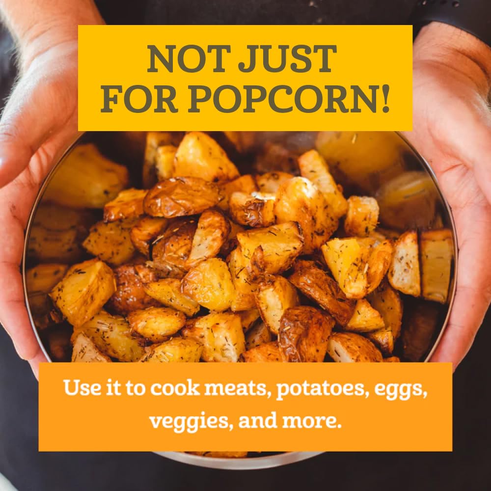 Franklins Gourmet Popcorn Butter Flavored Coconut Oil - Vegan, Gluten Free - 30 oz - Zero Trans Fat
