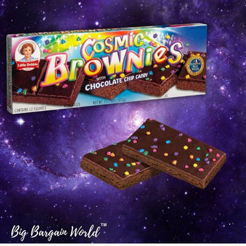 Cosmic Brownies With Chocolate Chip Candy And Star Crunch Cookies With Caramel And Crisp Rice, 2 Pack