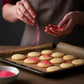 Bakerpan Red Sanding Sugar For Baking & Cookie Decorating - 5 Ounce Edible Red Sugar Sprinkles For Cookies, Cakes, Cocktails (Ma