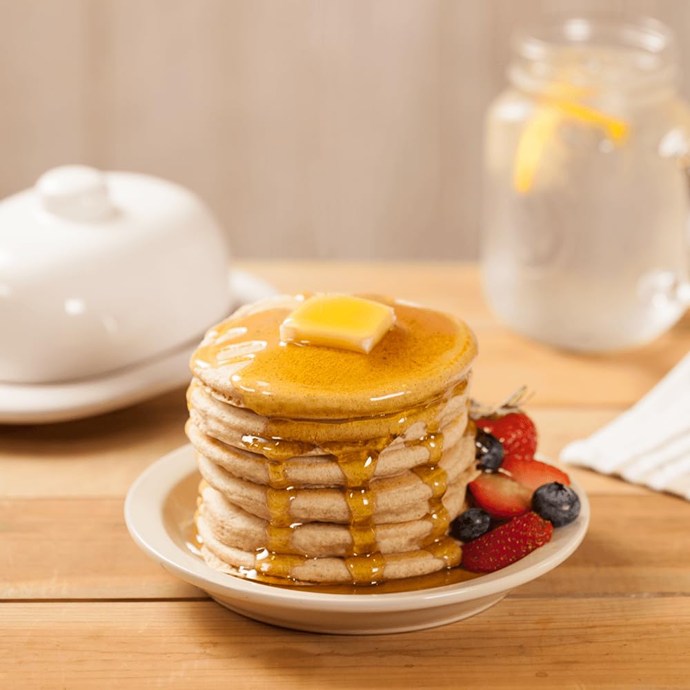 Multigrain Whole Wheat Pancake Mix By New Hope Mills - Sugar-Free & Fiber-Rich - Delicious Breakfast Solution For Health-Conscious Foodies - 32 Oz (2)