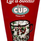 By The Cup Red, Green, And White Peppermint Candy Cane Pieces, 2 Lb Bulk Bag