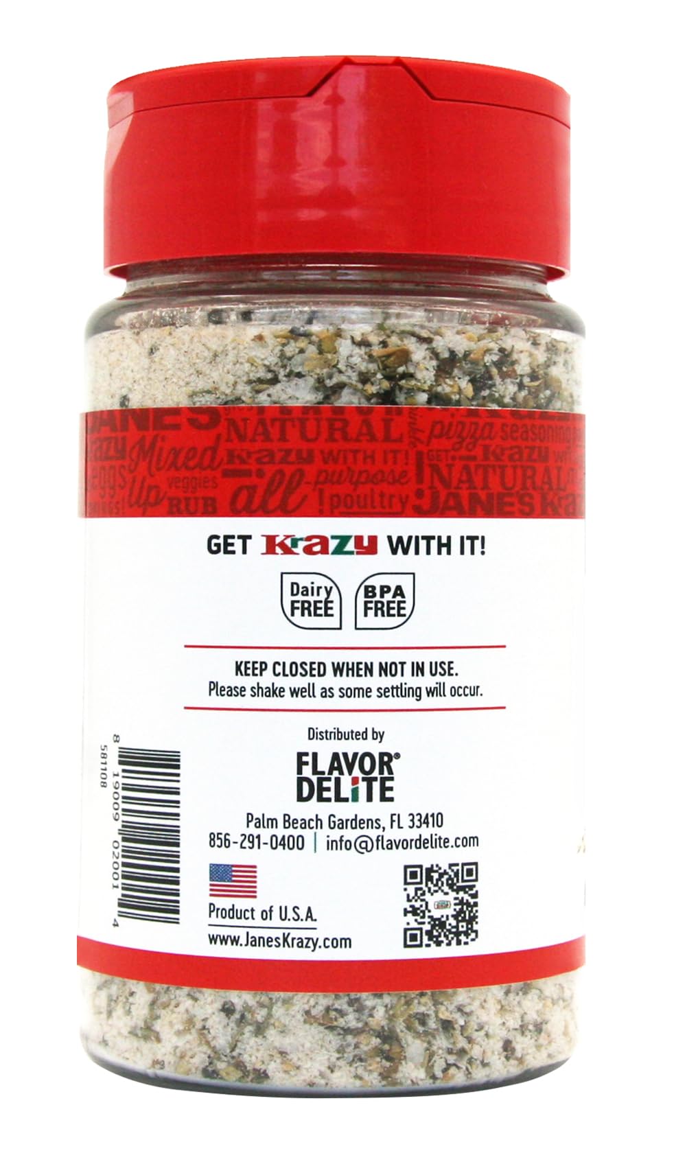 Janes Krazy Mixed Up Salt, Seasoning Blend, 4 Ounce, Pack of 1