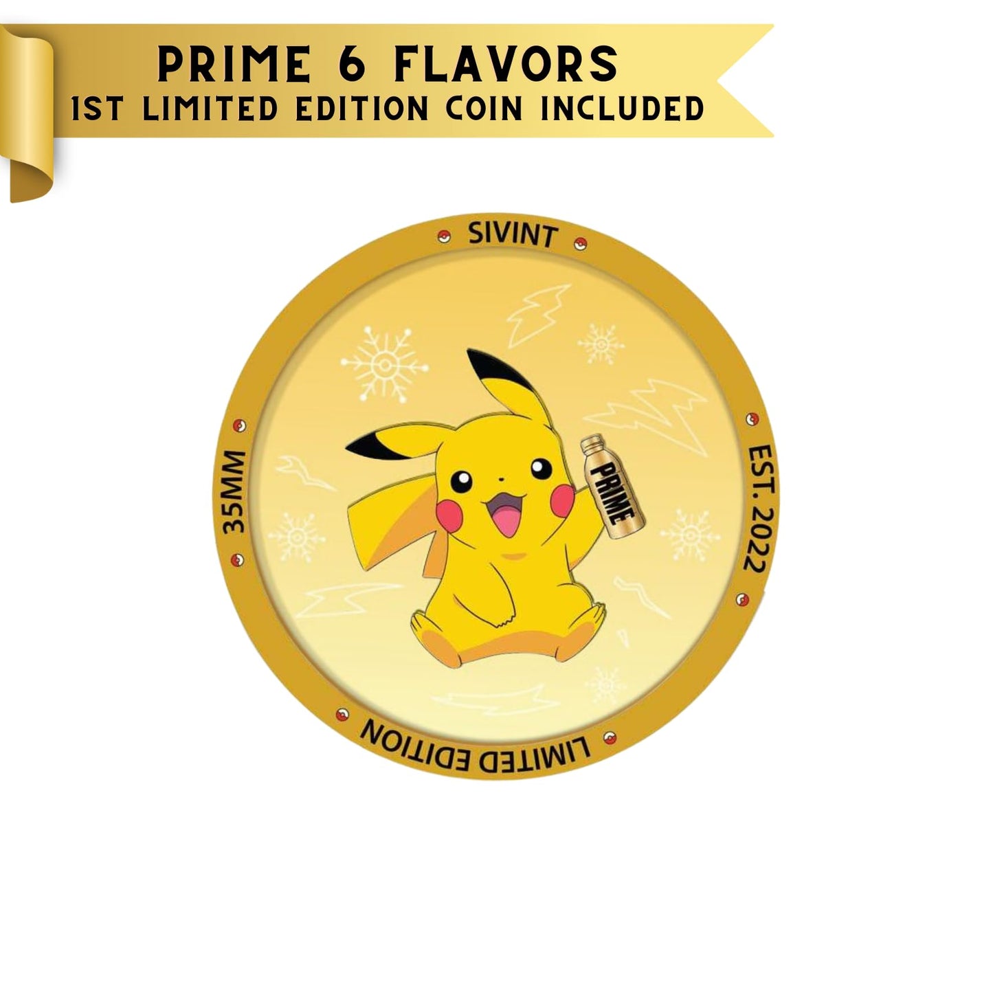 NEW FLAVOR! Sivint Prime Hydration Drink Variety Pack - 16.9 fl oz, 7 Pack - Refreshing Hydration for Active Lifestyles