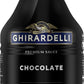 Ghirardelli Chocolate Sauce, Black Label, 87.3oz (5.44 lb) - Single Bottle