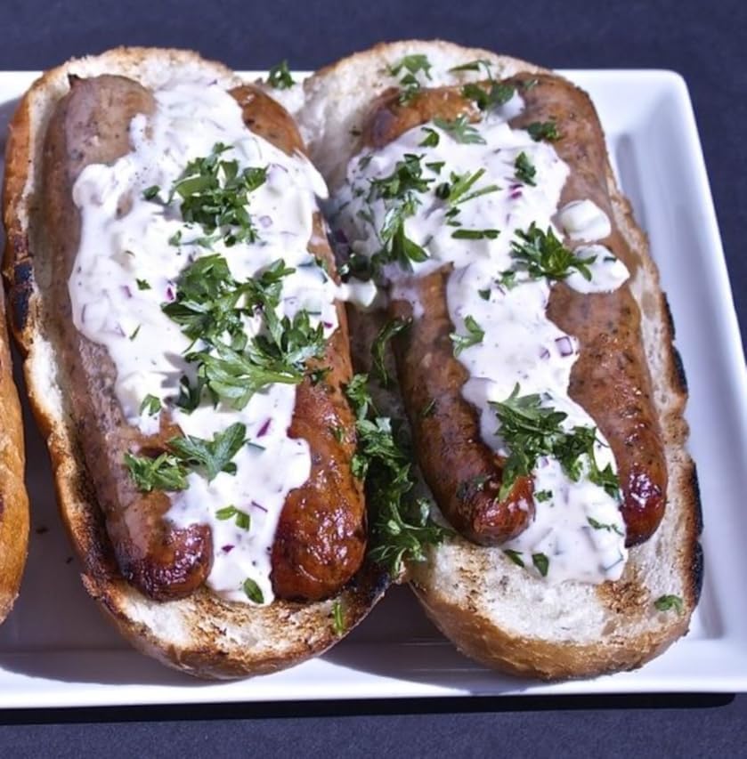 Meatcrafters Mediterranean Lamb Sausage, No Antibiotics, Preservative Free, 12Oz (2-Pack, 8 Total Links)