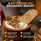 Olyra Organic Breakfast Biscuits - Variety Pack - Healthy Snacks for mature-themeds - Office Snacks - Healthy Cookies - High Fiber Snack - Natural Energy Breakfast Biscuit 24 Packs