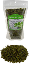 Mung Bean Sprouting Seed: 2.5 Lb - Organic, Non-GMO - Handy Pantry Brand - Dried Moong Beans for Sprouts, Garden Planting, Chine