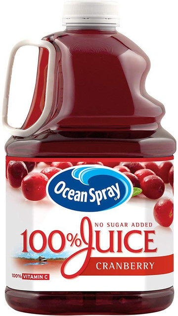 Ocean Spray Cranberry Cocktail Juice, No Sugar Added, 3 Liter Bottle, Pack of 6, 101.4 Fl Oz