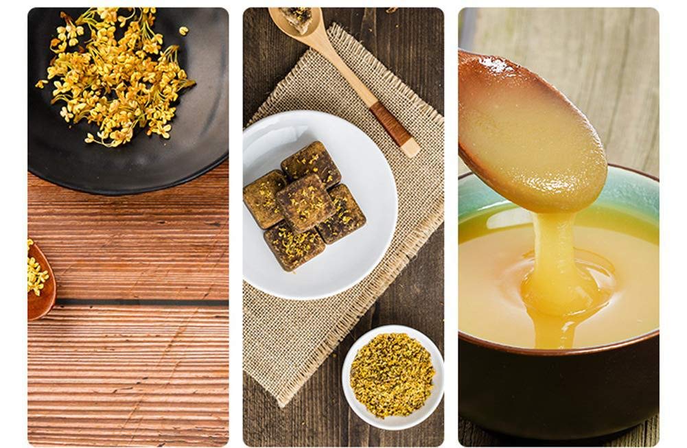 Tooget Fragrant Osmanthus Fragrans Herb Loose Leaf Tea 100% Natural Dried Osmanthus Flower Herbal Tea Top Grade - 2 Oz