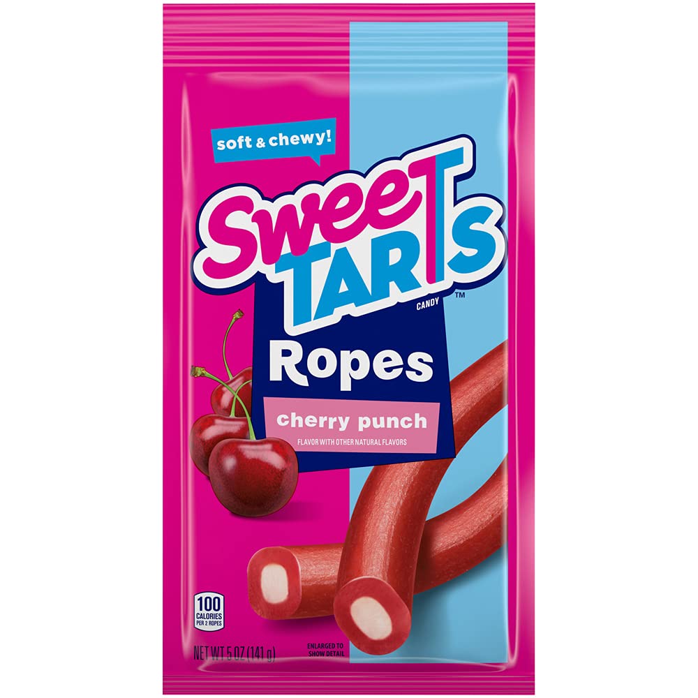 Sweetarts Ropes, Cherry Punch,10 Count (Pack Of 12)
