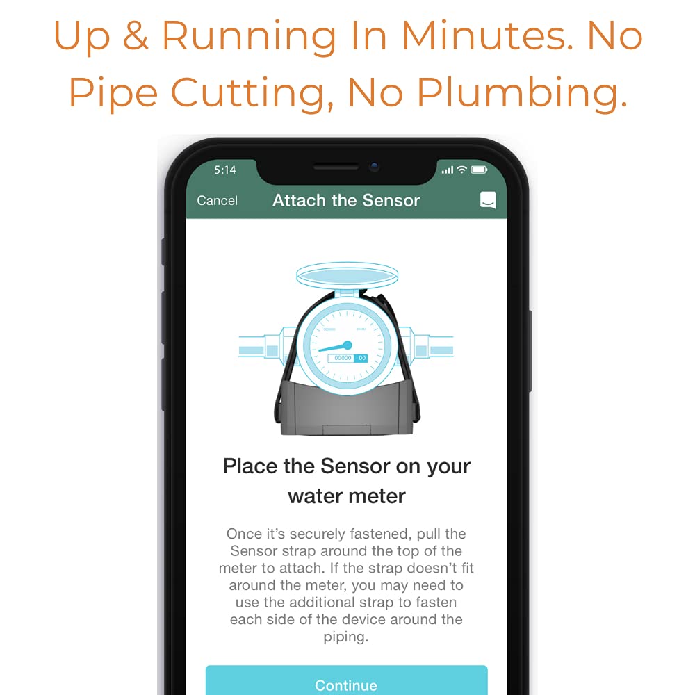 Flume 2 Smart Home Water Monitor & Water Leak Detector: Detect Water Leaks Before They Cause Damage. Monitor Your Water Use To R
