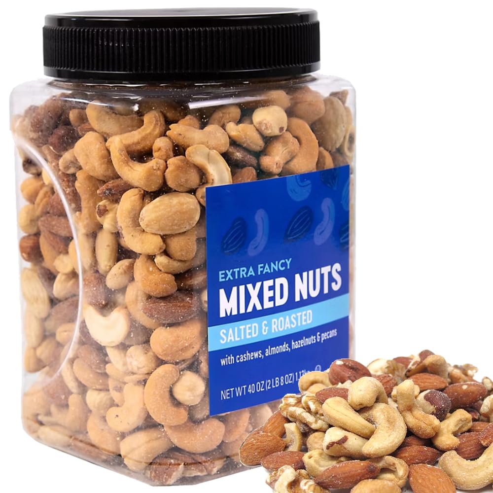 Mixed Nuts - Cashews Almond Hazelnut Pecan Macadamia Walnut Pistachio Peanut Coconut | Health Snack High Protein Nutrients Vitam