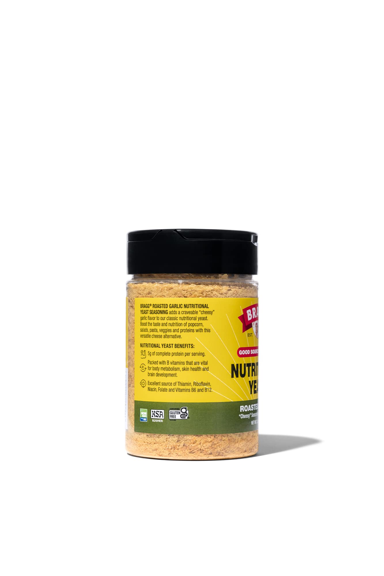 Bragg Nutritional Yeast Seasoning Variety Pack - (2 Pack) 3 oz - Dairy-Free Parmesan Cheese Substitute - Perfect for Salads, Pas