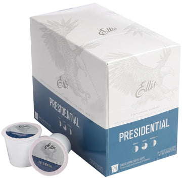 Ellis Coffee - Presidential - Light Roast - Single Serve Coffee Pods - 24 Coffee Pods