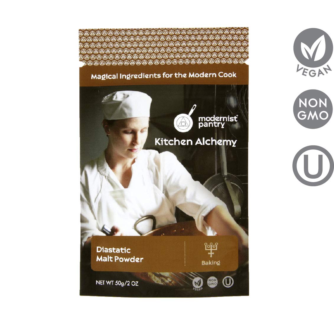 Diastatic Barley Malt Powder Vegan Ou Kosher Certified - 50G/2Oz