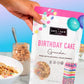 Safe + Fair Birthday Cake Granola – Gluten-Free, Vegan & Plant-Based Snack With Natural Sprinkles – 0G Trans Fat, Non-Gmo, Kosher, Allergen-Free, Whole Grain - 12Oz