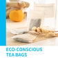 TeeLux Spearmint Tea Bags, Herbal Caffeine-Free Mint Tea, 100 Count