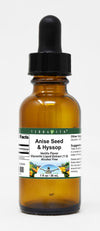 Anise Seed & Hyssop Glycerite Liquid Extract (1:5) - Vanilla Flavored (1 oz, ZIN: 522044)