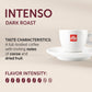 Illy Espresso Compatible Capsules - Single-Serve Coffee Capsules & Pods - Intenso Dark Roast - Notes Of Cocoa & Dried Fruit Coffee Pods - For Nespresso Coffee Machines – 10 Count