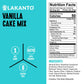 Lakanto Sugar Free Keto Cake Mix - Sweetened with Monk Fruit, Gluten Free, 1 Net Carb, Keto Diet Friendly, Delicious - Vanilla