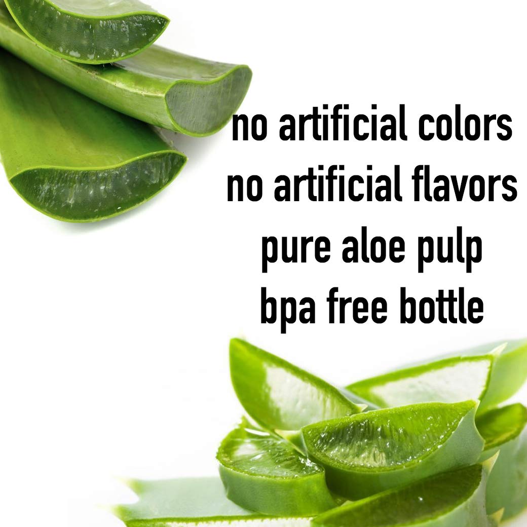 Iberia Aloe Vera Drink With Pure Aloe Pulp, Soursop, 16.9 Fl Oz (Pack of 24)