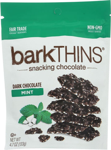 Snacking Chocolate Dark Chocolate Mint 4.70 Ounces (Case Of 12)