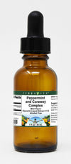 Terravita Peppermint and Caraway Complex Glycerite Liquid Extract (1:5) - Mint Flavored (1 oz, ZIN: 523515)