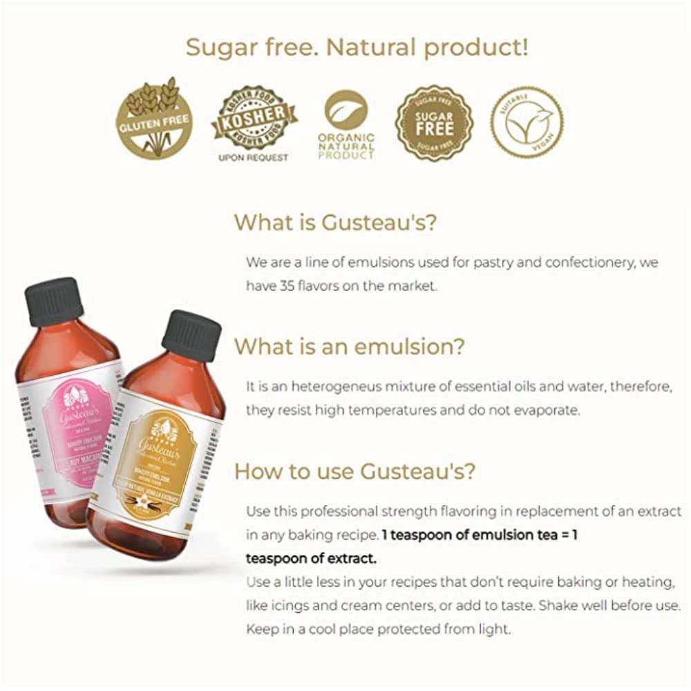 Gusteau'S - Bakery Emulsion, 4 Fl Oz (100Ml) (Cream Cheese)