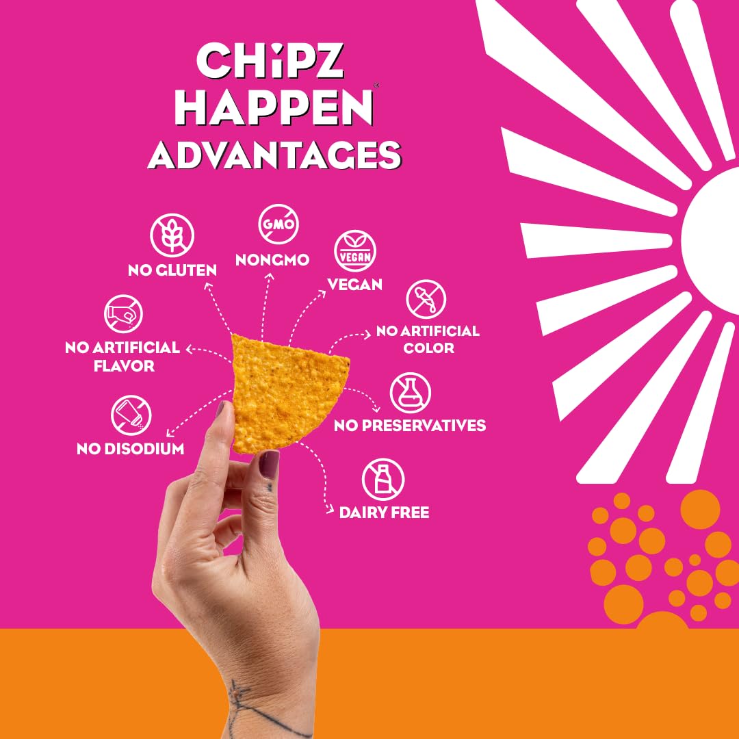 Chipz Happen Dakine Tortilla Chips (Pack Of 4) (Chili Lime)