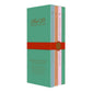 Ethel M Chocolates Holiday Luxe Library, 4-Pack of Gourmet Holiday Chocolate Bars