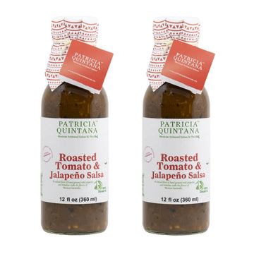 Patricia Quintana Roasted Tomato & Jalapeo Salsa - Authentic Artisanal Mexican Ingredients - Perfect Topping To Your Tacos, Burr