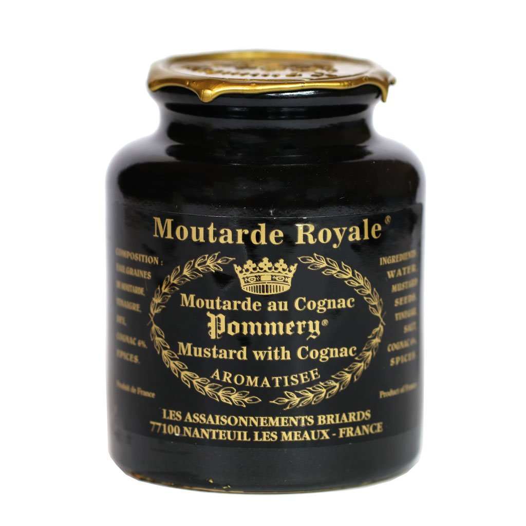 Pommery Royal Mustard with Cognac, 8.8 oz Pottery Crock
