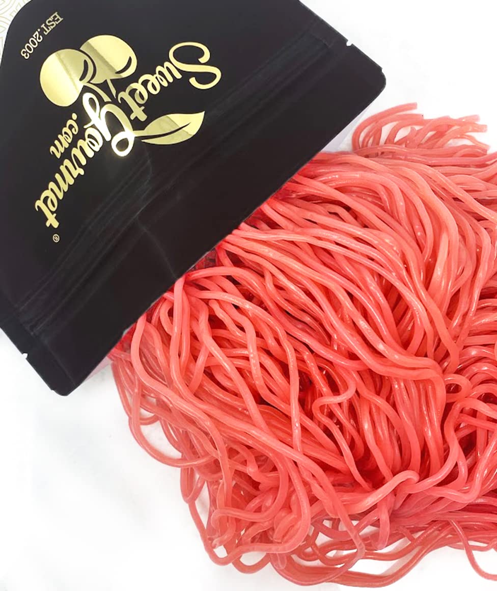 Sweetgourmet Dutch Cotton Candy Licorice Laces | Bulk Candy | 1 Pound