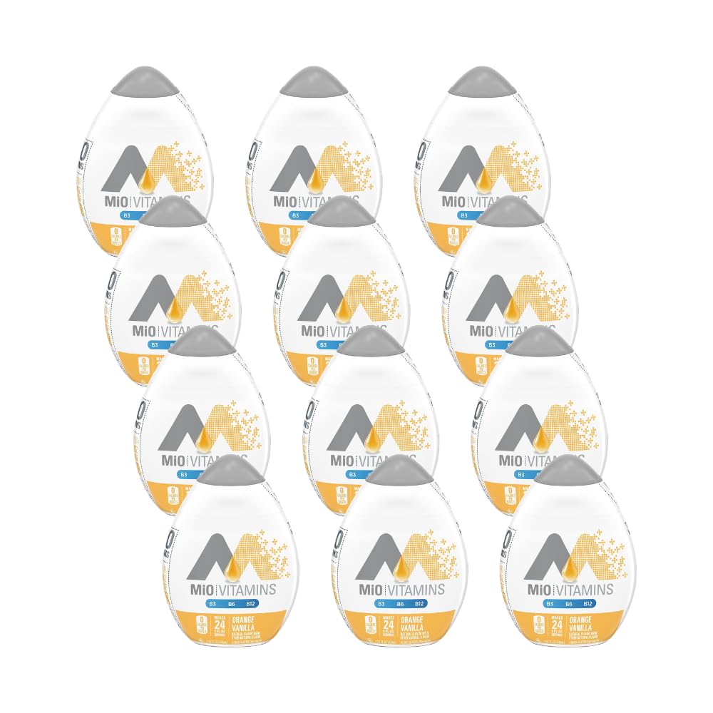 Mio Vitamins Liquid Water Enhancer, Orange Vanilla, 1.62 OZ. (Pack of 12)