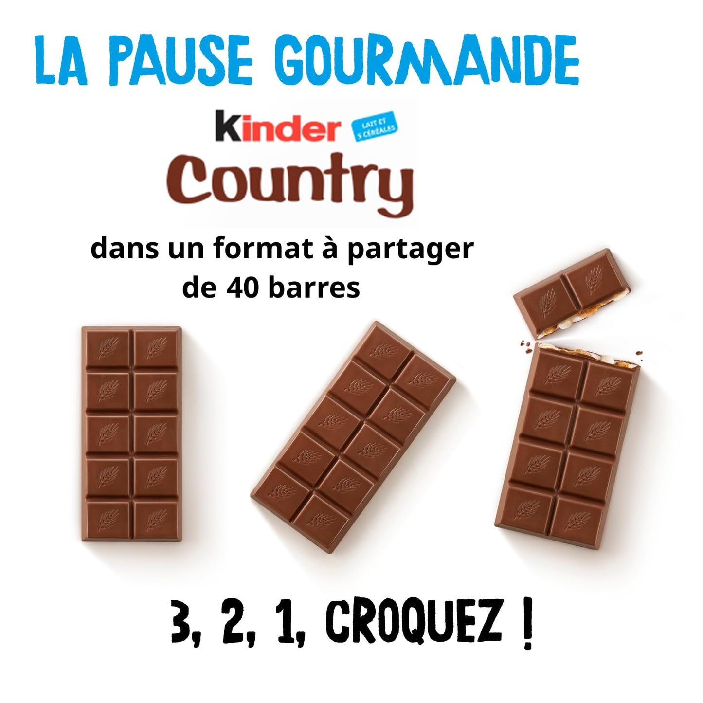 Ferrero Kinder Country - 40 Single Bars