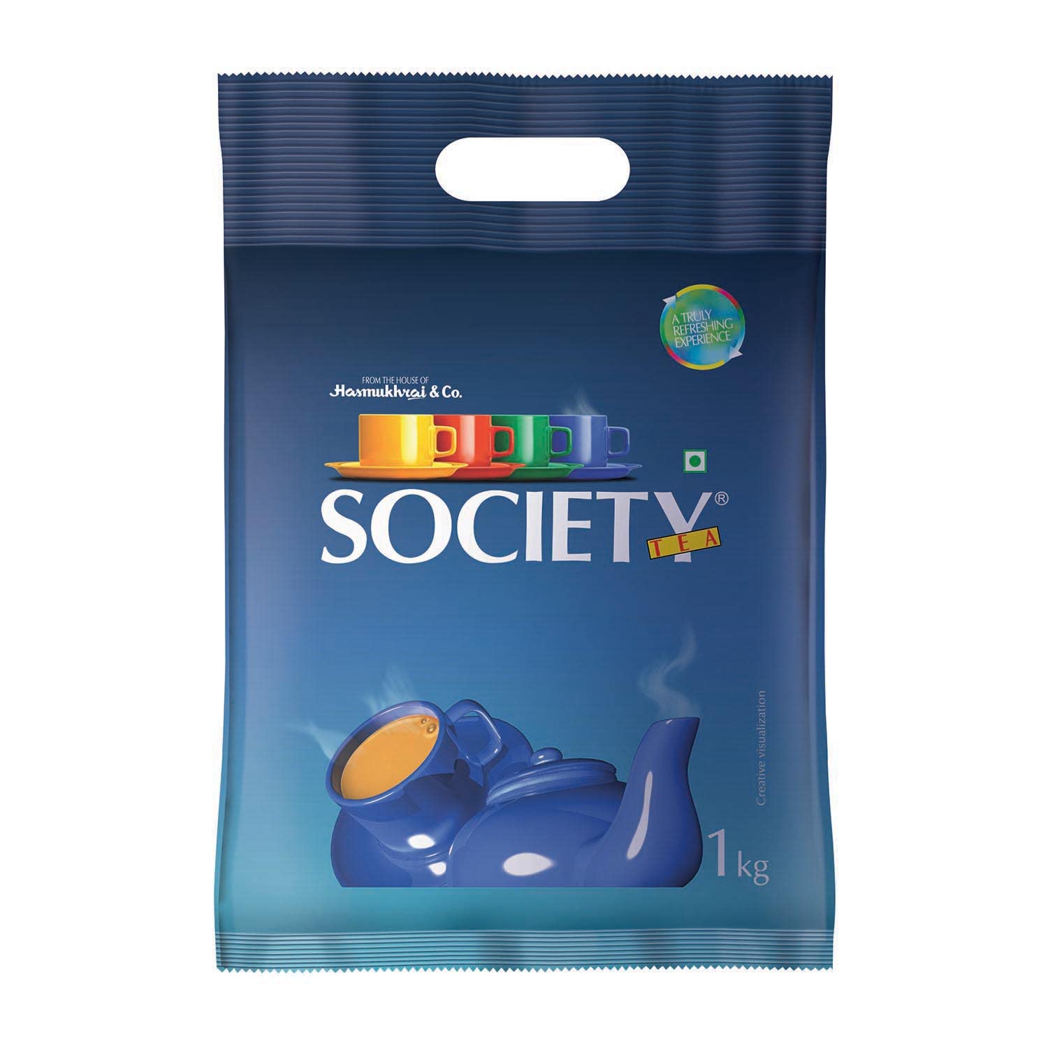Society Leaf Tea | 1Kg Pouch | Pack Of 1| Special Blend From Finest Tea Gardens Of Assam | Robust Flavour | Strong Blend | Refre