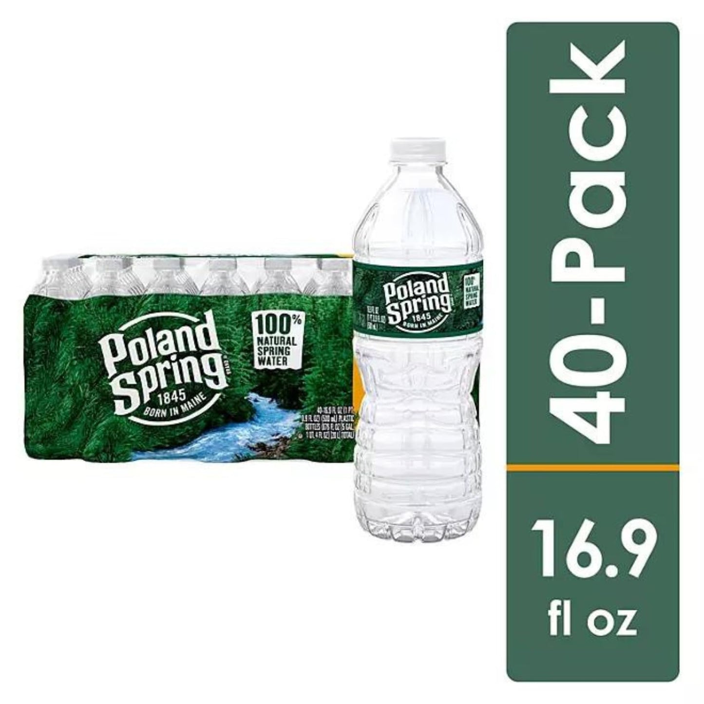 Poland Spring Water, 16.9 Fl Oz., 40 Pack