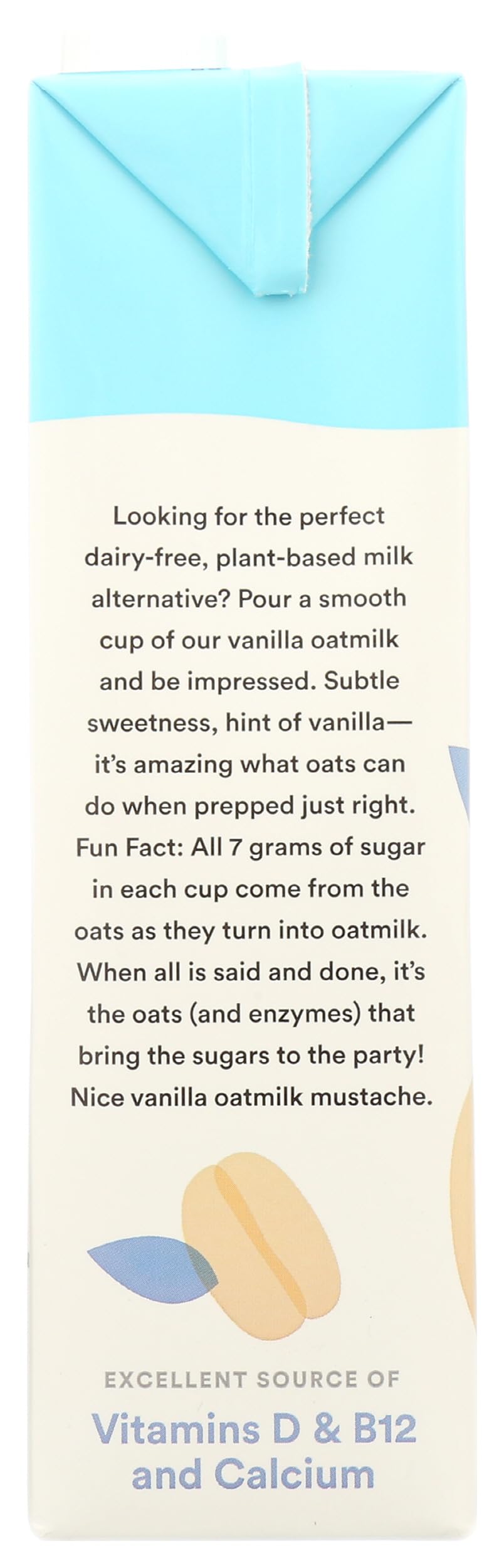 365 by Whole Foods Market Vanilla Oatmilk, 32 Fl Oz, Pack of 1, Non-Dairy Alternative