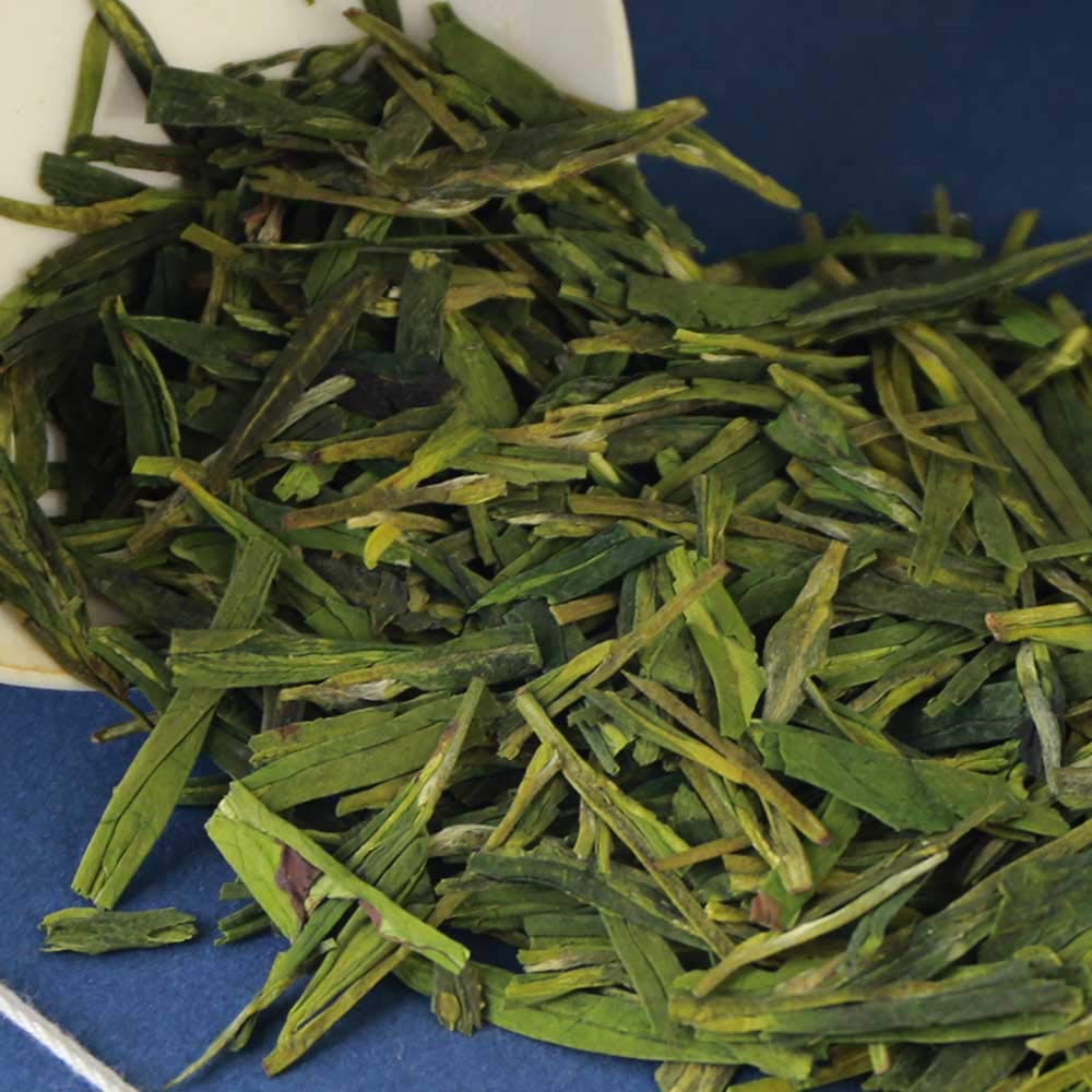 FullChea Longjing Dragonwell Tea - Toasty Bean Aromatic - Loose Leaf - 8.8oz (250g)