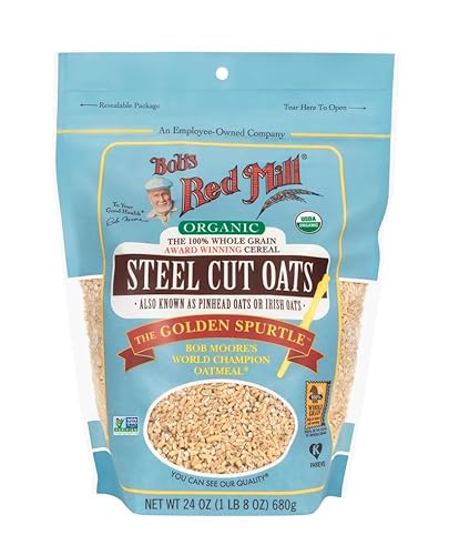 Bobs Red Mill Organic Steel cut Oats 24 Oz