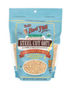 Bobs Red Mill Organic Steel Cut Oats, 24oz (Pack of 1) - Non GMO, Whole Grain, Vegan, Kosher