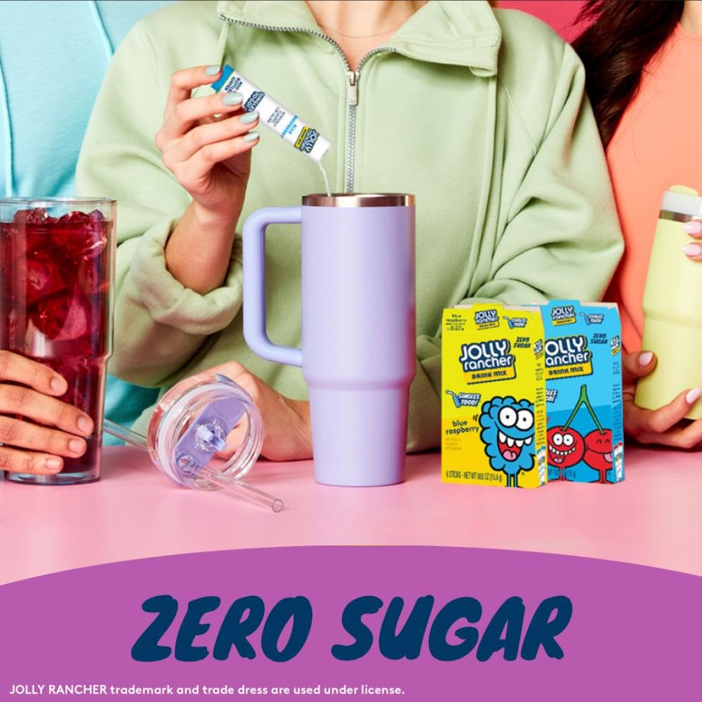 SINGLES TO GO! Powdered Drink Mix, Green Apple, Sugar-Free, 0.62 Ounce (Pack of 12)