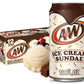 A&W Ice Cream Sundae Soda - 12 Fl Oz Cans, 12 Pack